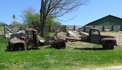  keep all kinds of potentially useful stuff in their yards