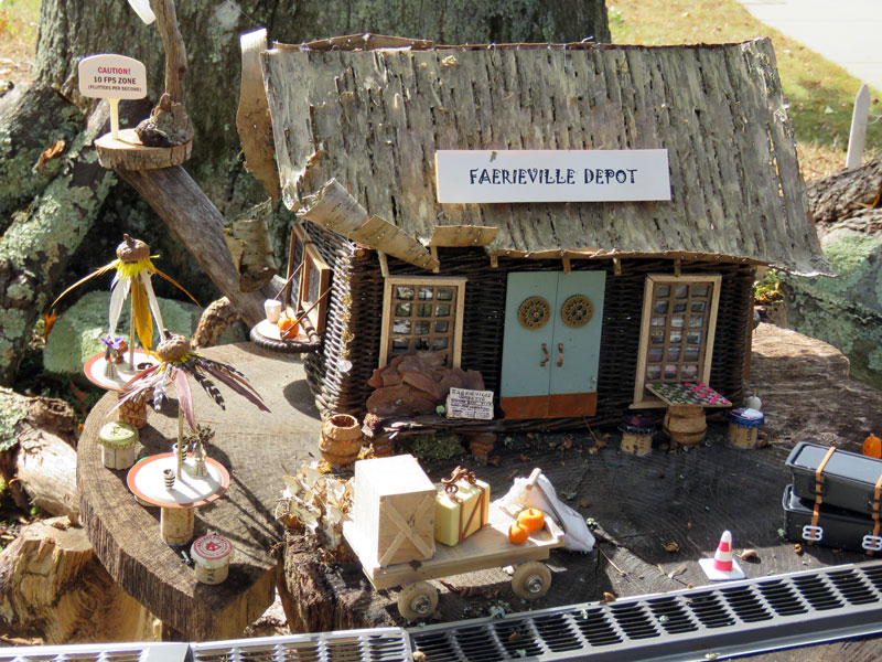 “Faerieville Depot” by Linda Turner & Gary Urbanik ~ 10.12.17 ~ Old Lyme, Connecticut